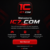 IC7 GAME logo on a dark black and red gaming background.